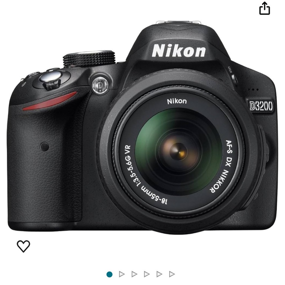 Nikon D3200 24.2 MP CMOS Digital SLR with 18-55mm f/3.5-5.6